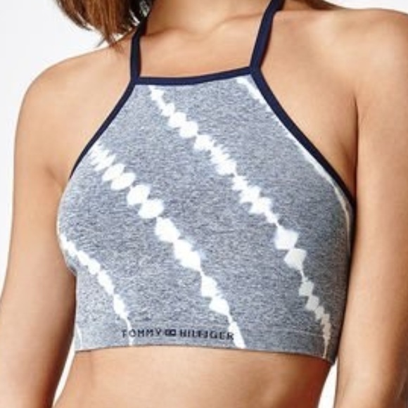 Tommy Hilfiger Other - NWOT Tie-dye High Neck Sports Bra Top